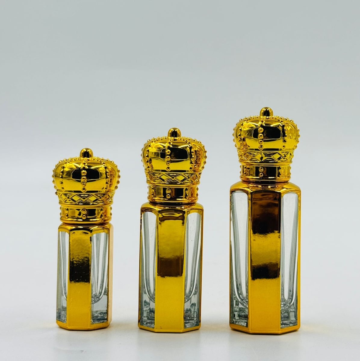 Perfume Bottle Gold Cap
