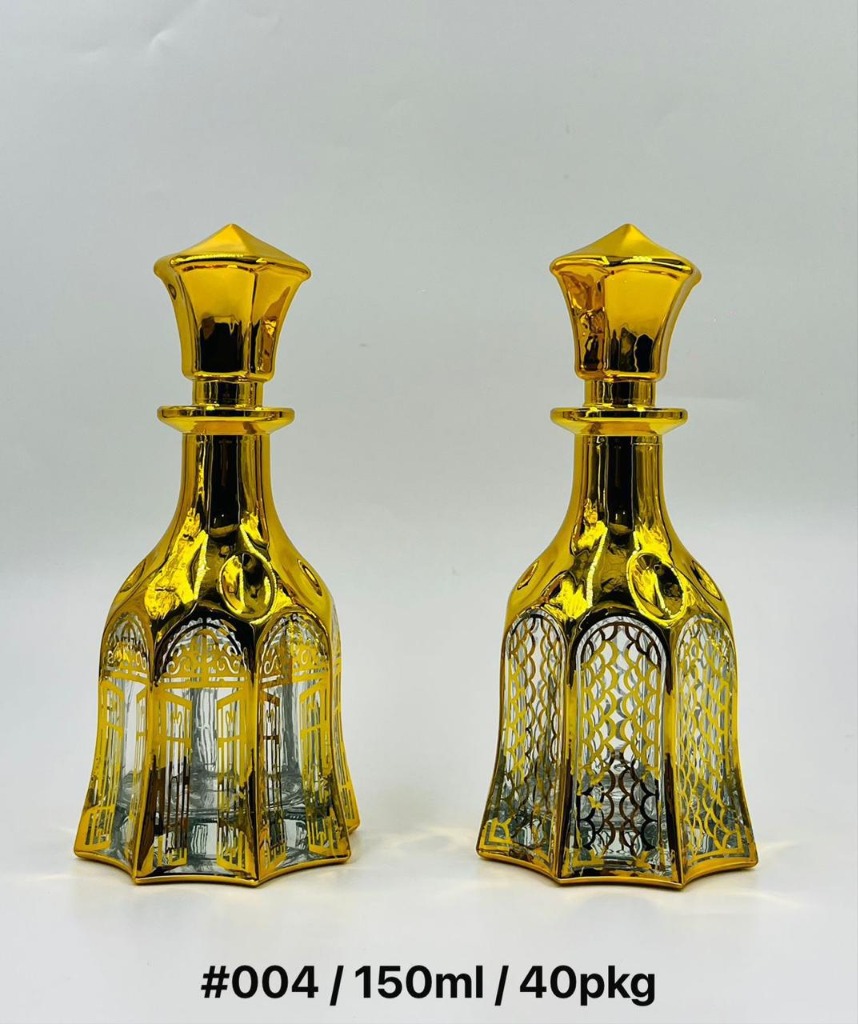 Luxury Gold Decanter Bottle #004 (150ml)